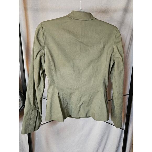 Calvin Klein Linen Blend Classic Blazer Size 2 - Picture 2 of 8